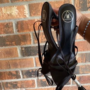 Brand New Misguided Lace Up Heels